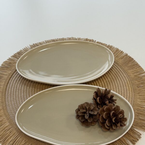 PERA BEIGE OVAL